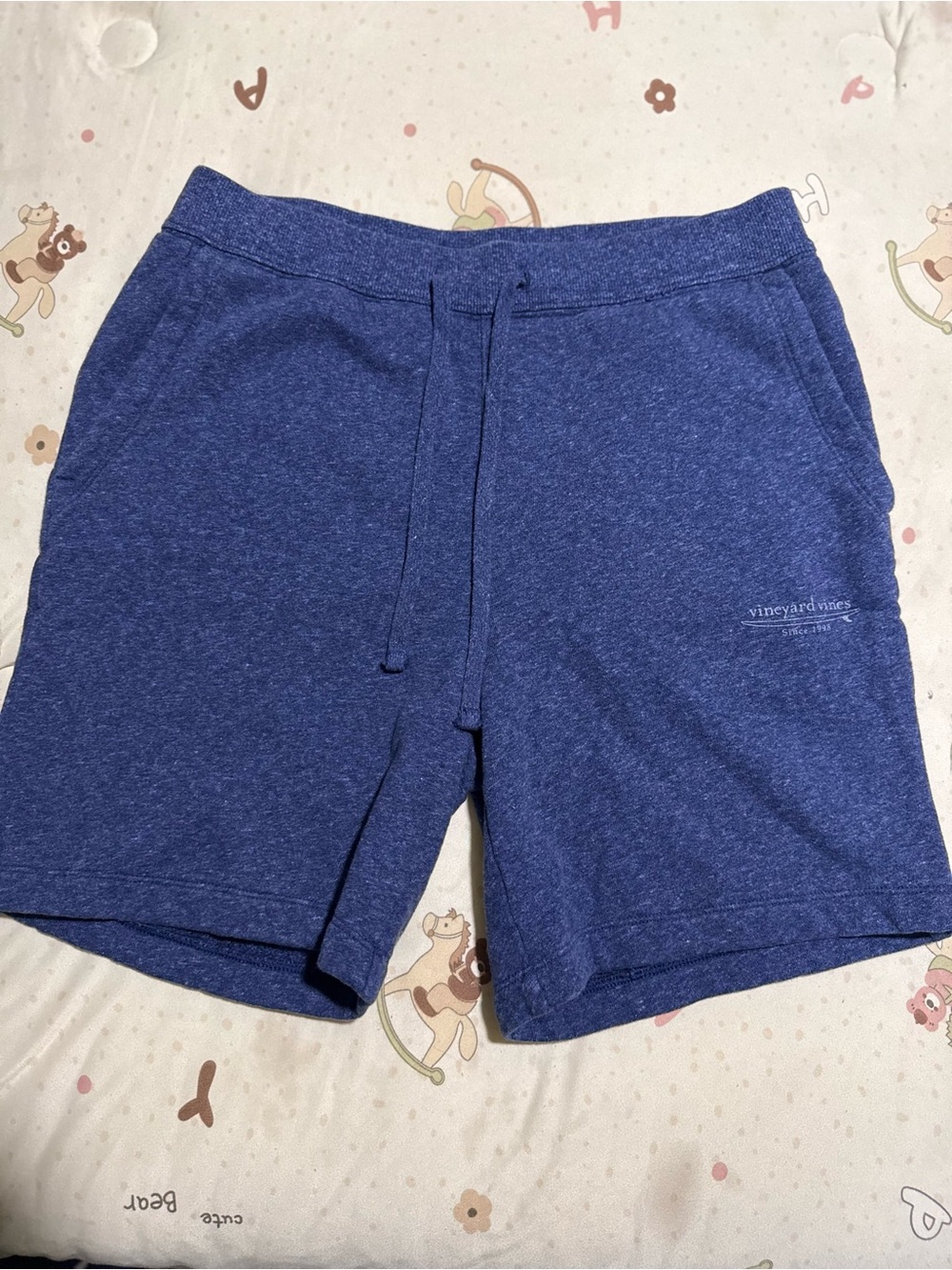 Vineyard Vines Men's Blue Knit Drawstring Shorts m